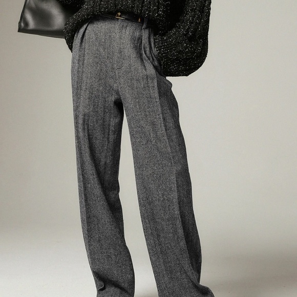 Commense Herringbone Pockets Wide Leg Dress Pants Size XS - NWT - Picture 7 of 7